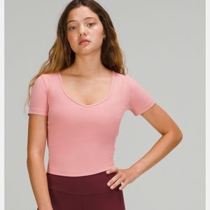 Align Tee Pink Puff NWT